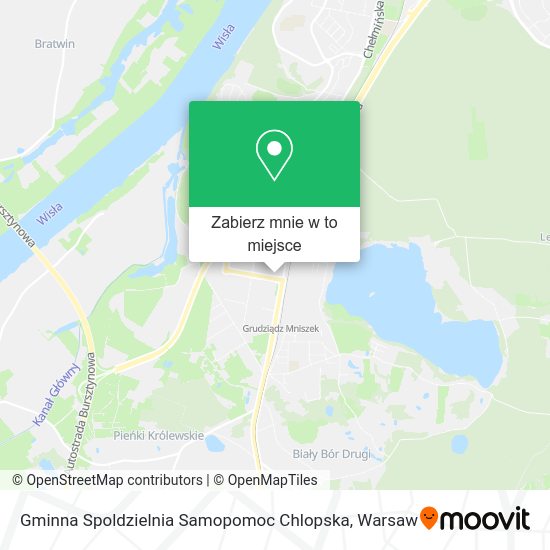 Mapa Gminna Spoldzielnia Samopomoc Chlopska