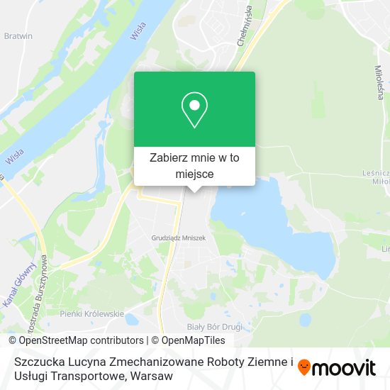 Mapa Szczucka Lucyna Zmechanizowane Roboty Ziemne i Usługi Transportowe