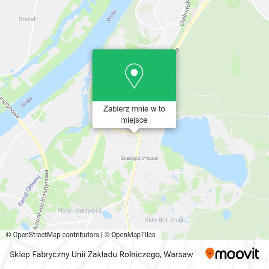 Mapa Sklep Fabryczny Unii Zakladu Rolniczego