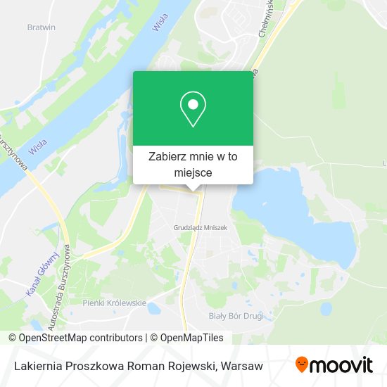 Mapa Lakiernia Proszkowa Roman Rojewski