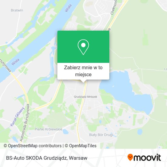 Mapa BS-Auto SKODA Grudziądz