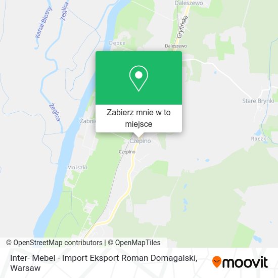 Mapa Inter- Mebel - Import Eksport Roman Domagalski