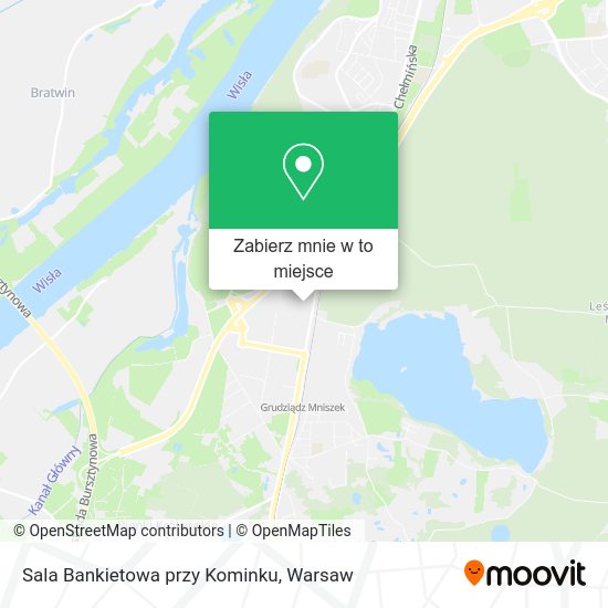 Mapa Sala Bankietowa przy Kominku