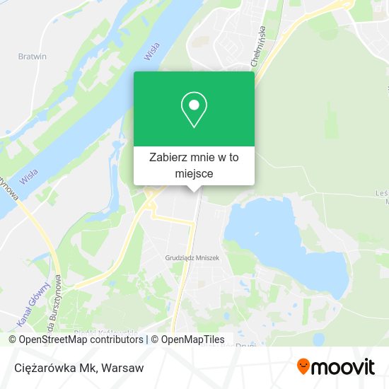 Mapa Ciężarówka Mk