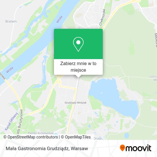 Mapa Mała Gastronomia Grudziądz