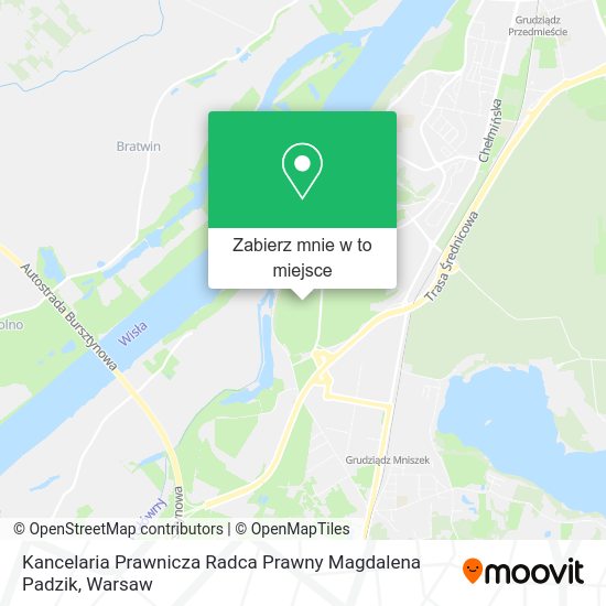 Mapa Kancelaria Prawnicza Radca Prawny Magdalena Padzik