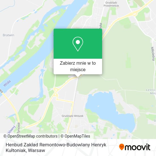 Mapa Henbud Zakład Remontowo-Budowlany Henryk Kułtoniak