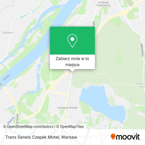 Mapa Trans Serwis Czepek Motel