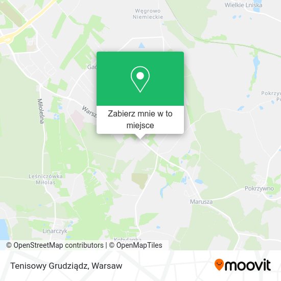 Mapa Tenisowy Grudziądz