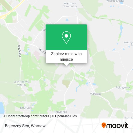 Mapa Bajeczny Sen