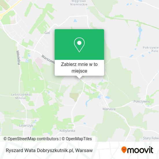 Mapa Ryszard Wata Dobryszkutnik.pl