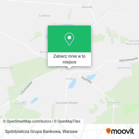 Mapa Spółdzielcza Grupa Bankowa