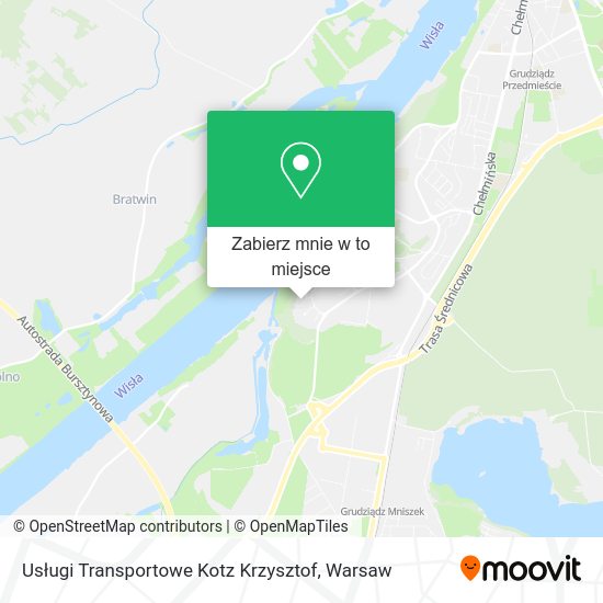 Mapa Usługi Transportowe Kotz Krzysztof