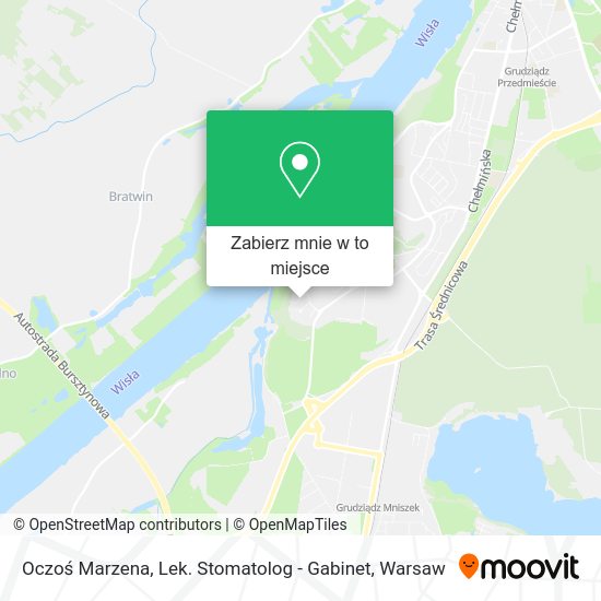 Mapa Oczoś Marzena, Lek. Stomatolog - Gabinet