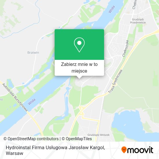 Mapa Hydroinstal Firma Usługowa Jarosław Kargol