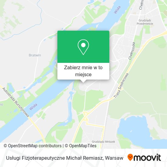 Mapa Usługi Fizjoterapeutyczne Michał Remiasz