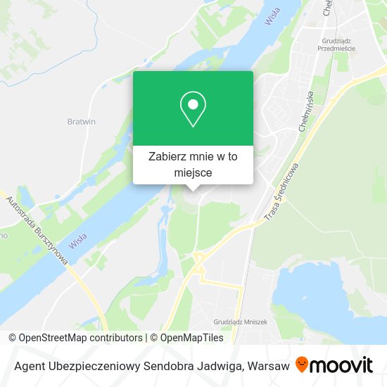 Mapa Agent Ubezpieczeniowy Sendobra Jadwiga