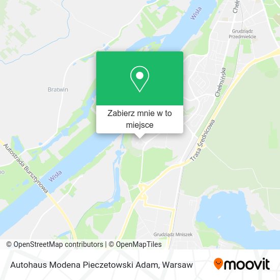 Mapa Autohaus Modena Pieczetowski Adam