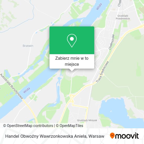 Mapa Handel Obwoźny Wawrzonkowska Aniela