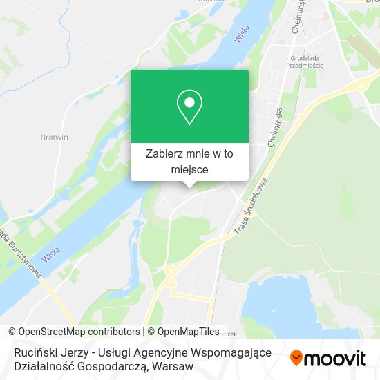 Mapa Ruciński Jerzy - Usługi Agencyjne Wspomagające Działalność Gospodarczą