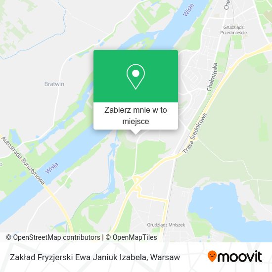 Mapa Zakład Fryzjerski Ewa Janiuk Izabela