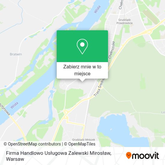 Mapa Firma Handlowo Usługowa Zalewski Mirosław