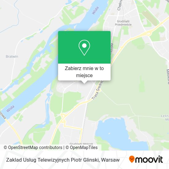 Mapa Zaklad Uslug Telewizyjnych Piotr Glinski