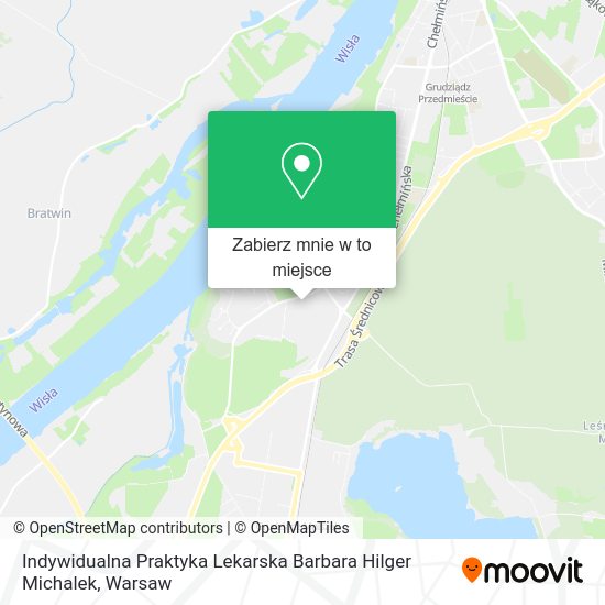 Mapa Indywidualna Praktyka Lekarska Barbara Hilger Michalek