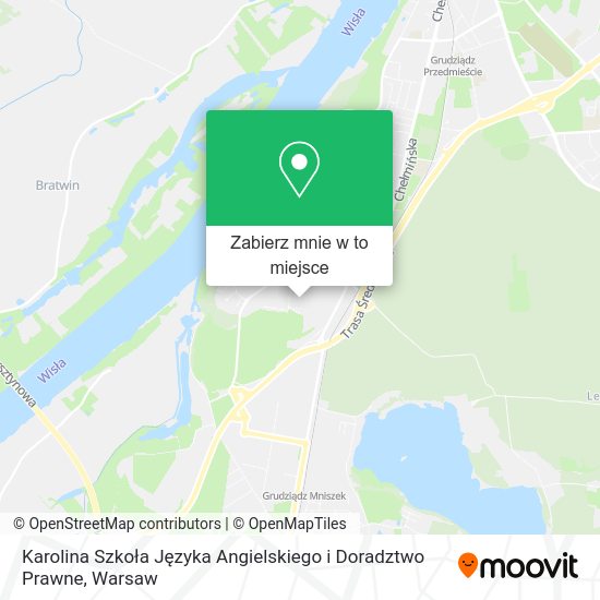 Mapa Karolina Szkoła Języka Angielskiego i Doradztwo Prawne