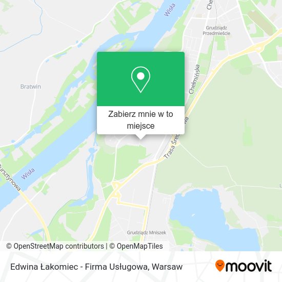 Mapa Edwina Łakomiec - Firma Usługowa