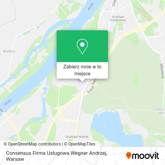 Mapa Consensus Firma Usługowa Wegner Andrzej