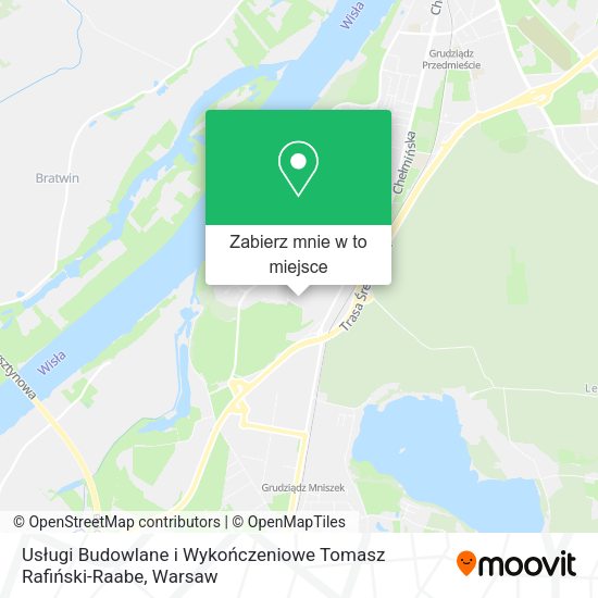 Mapa Usługi Budowlane i Wykończeniowe Tomasz Rafiński-Raabe