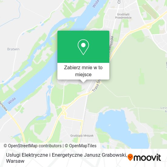 Mapa Usługi Elektryczne i Energetyczne Janusz Grabowski