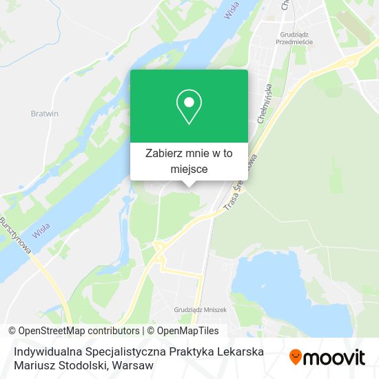 Mapa Indywidualna Specjalistyczna Praktyka Lekarska Mariusz Stodolski