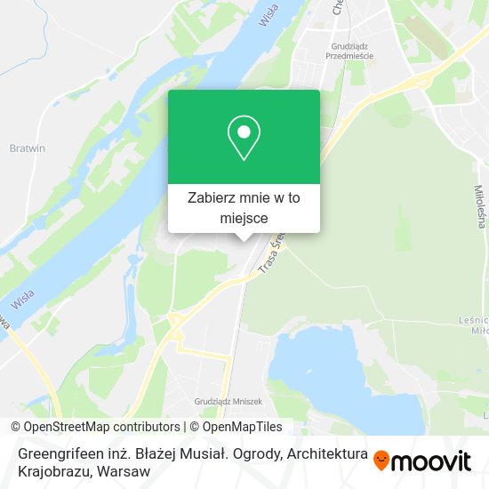 Mapa Greengrifeen inż. Błażej Musiał. Ogrody, Architektura Krajobrazu