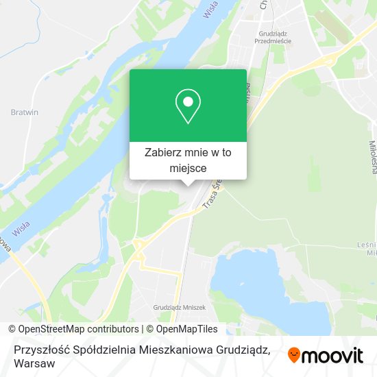 Mapa Przyszłość Spółdzielnia Mieszkaniowa Grudziądz