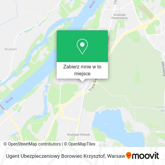 Mapa Ugent Ubezpieczeniowy Borowiec Krzysztof