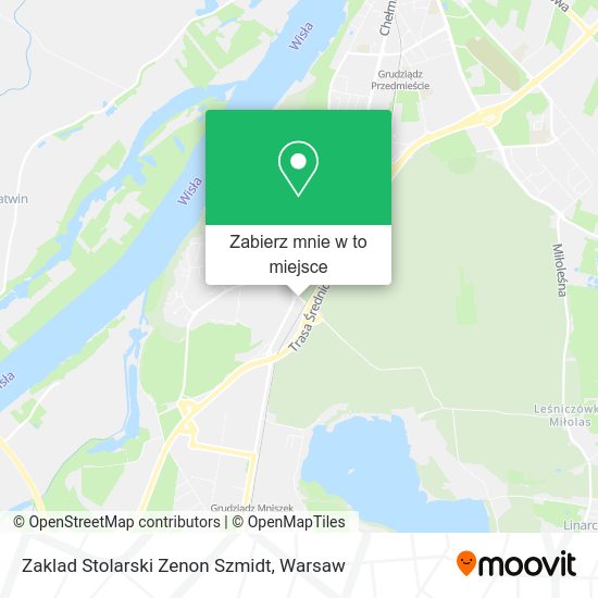 Mapa Zaklad Stolarski Zenon Szmidt