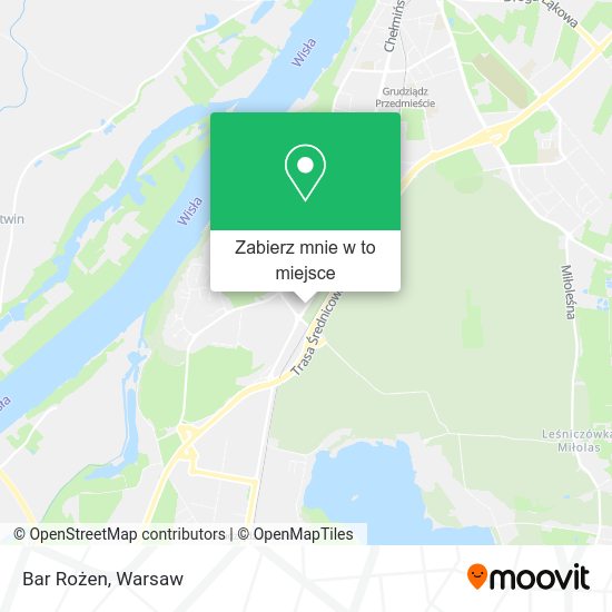 Mapa Bar Rożen