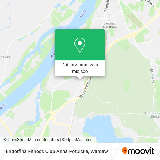 Mapa Endorfina Fitness Club Anna Potulska