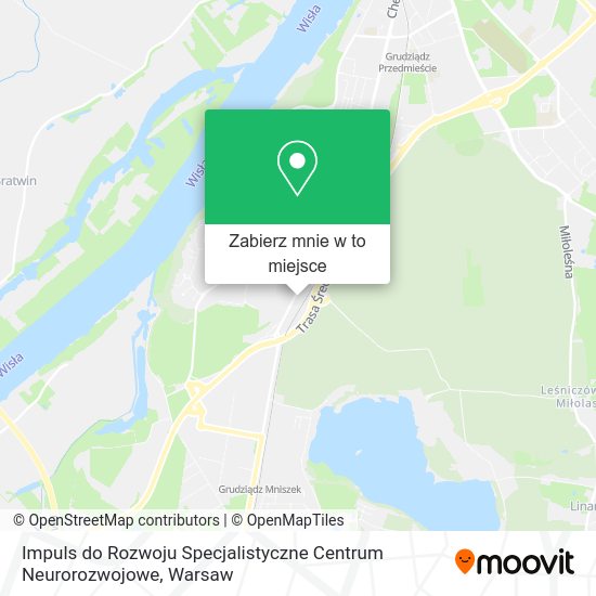 Mapa Impuls do Rozwoju Specjalistyczne Centrum Neurorozwojowe