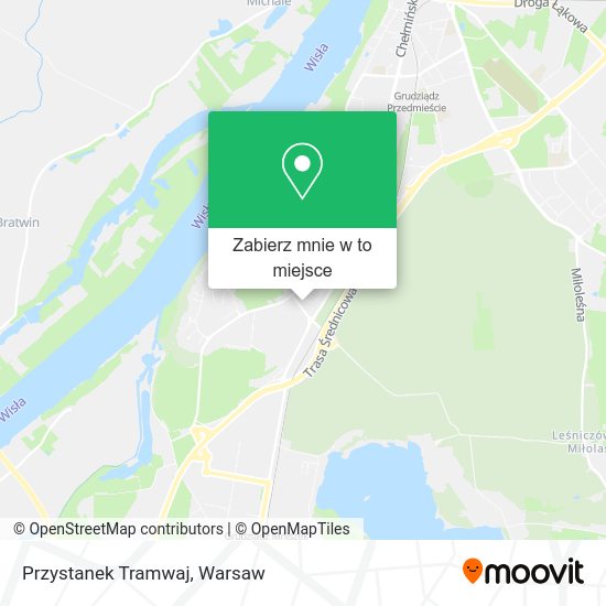 Mapa Przystanek Tramwaj