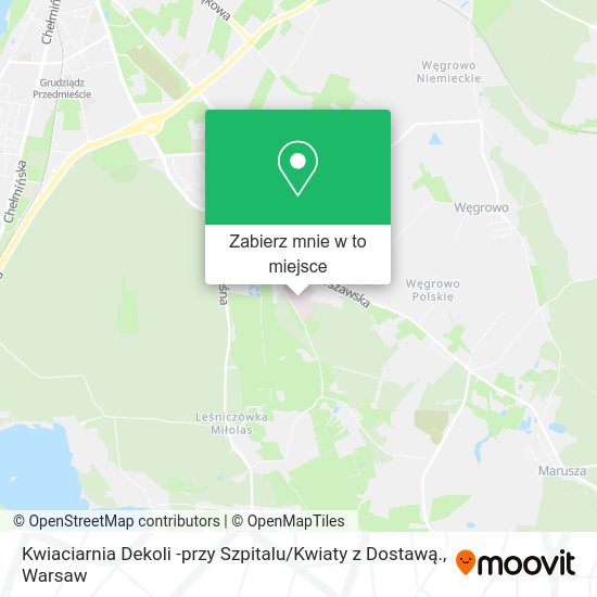 Mapa Kwiaciarnia Dekoli -przy Szpitalu / Kwiaty z Dostawą.