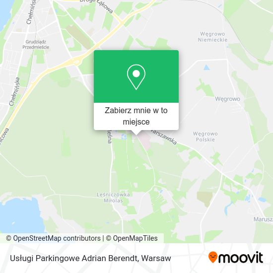 Mapa Usługi Parkingowe Adrian Berendt