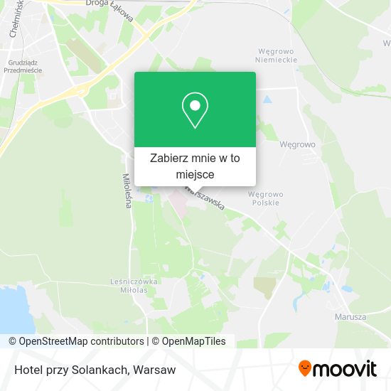 Mapa Hotel przy Solankach