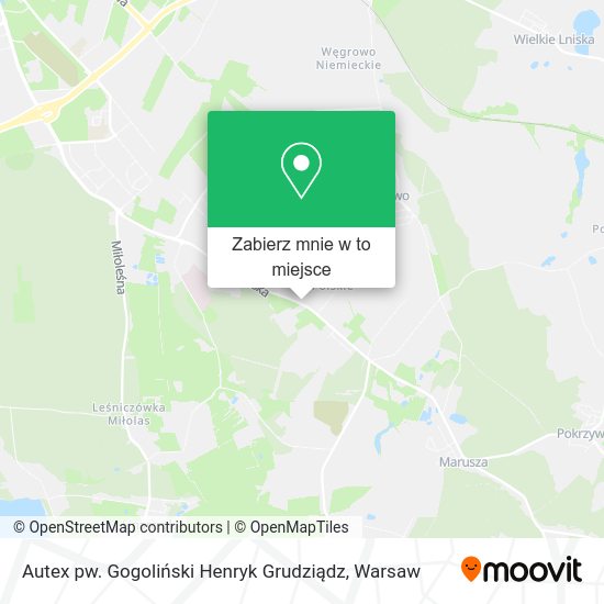 Mapa Autex pw. Gogoliński Henryk Grudziądz