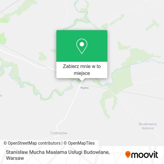 Mapa Stanisław Mucha Maalama Usługi Budowlane