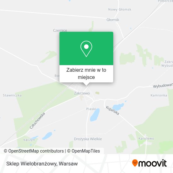 Mapa Sklep Wielobranżowy