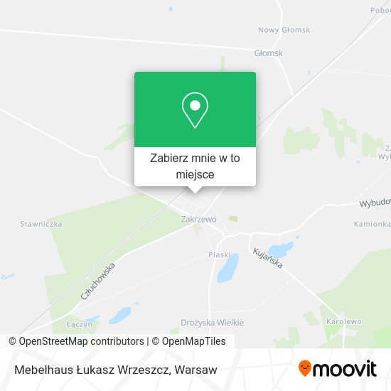 Mapa Mebelhaus Łukasz Wrzeszcz