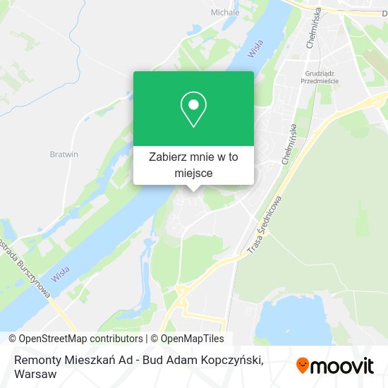 Mapa Remonty Mieszkań Ad - Bud Adam Kopczyński